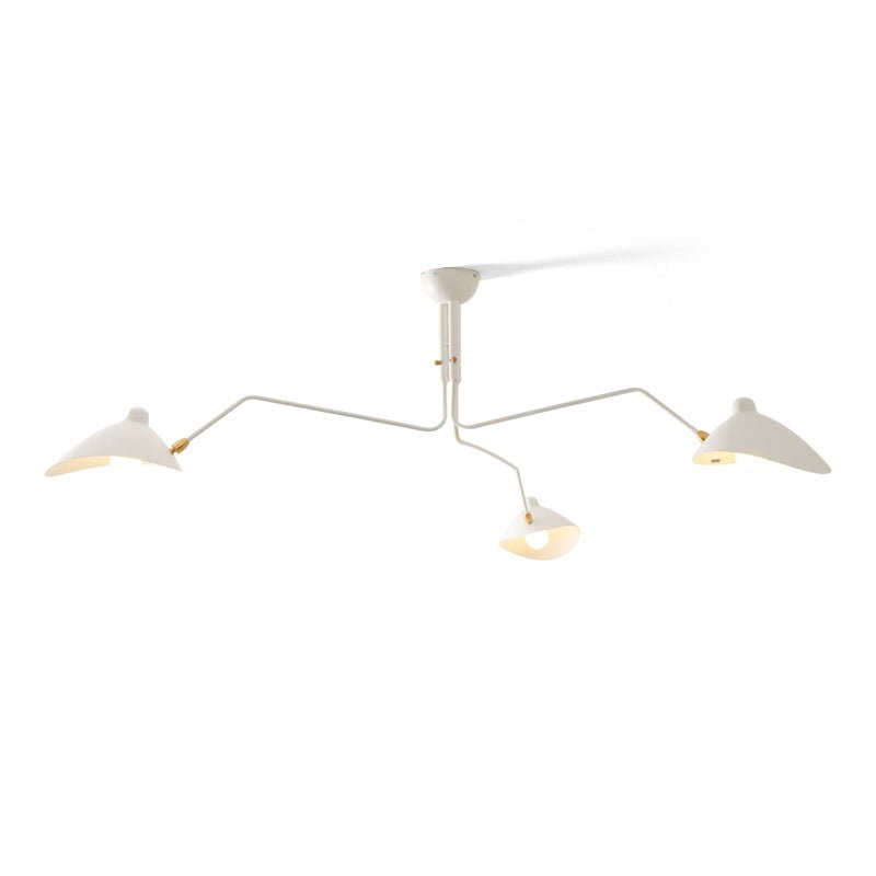 Plafondlamp Retro met Meerdere Armen en Verstelbare Spots
