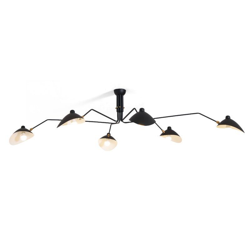 Plafondlamp Retro met Meerdere Armen en Verstelbare Spots