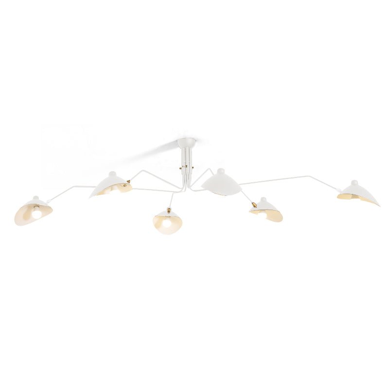 Plafondlamp Retro met Meerdere Armen en Verstelbare Spots