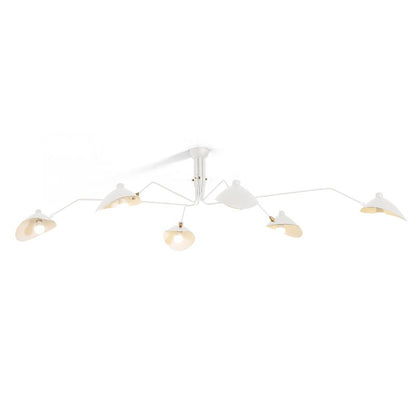 Plafondlamp Retro met Meerdere Armen en Verstelbare Spots