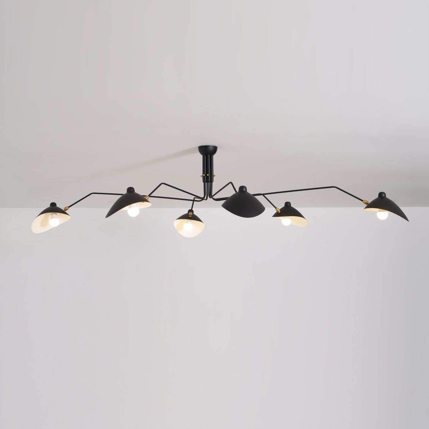 Plafondlamp Retro met Meerdere Armen en Verstelbare Spots