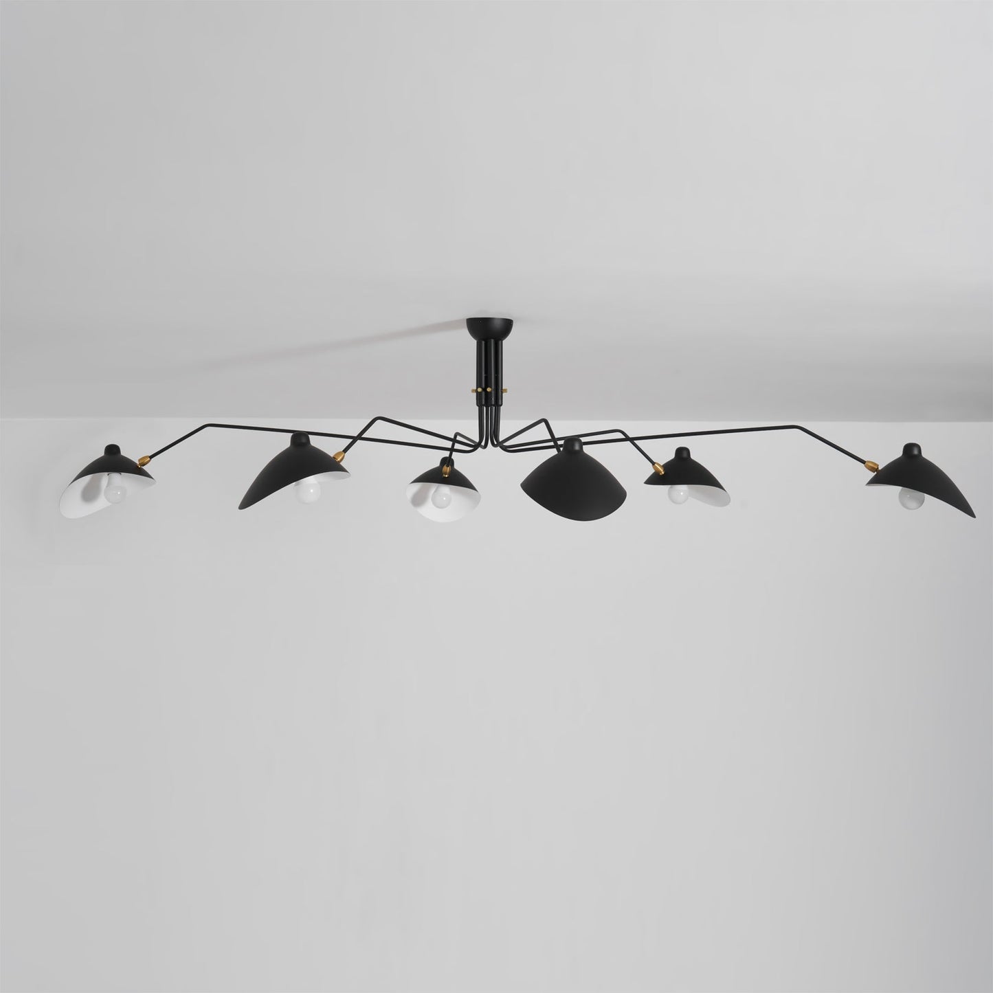 Plafondlamp Retro met Meerdere Armen en Verstelbare Spots ##POS:84##