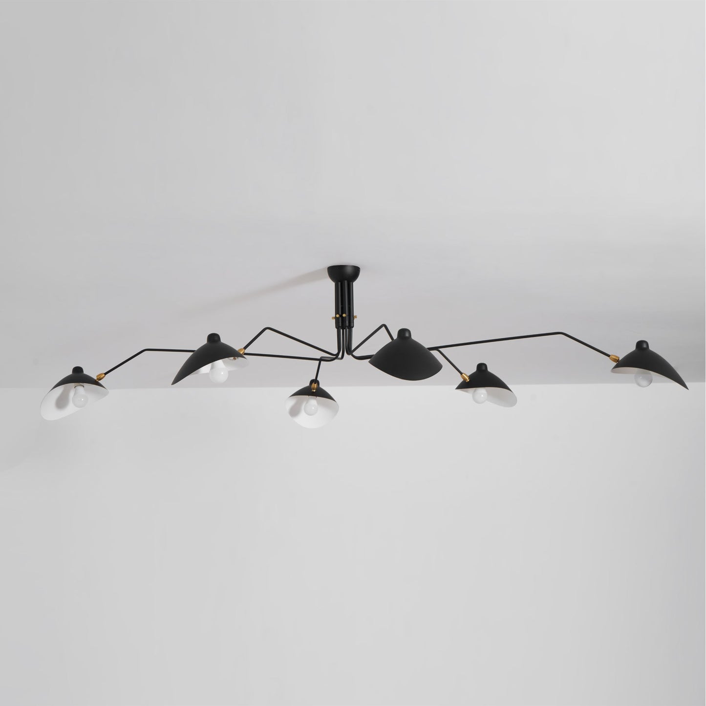 Plafondlamp Retro met Meerdere Armen en Verstelbare Spots