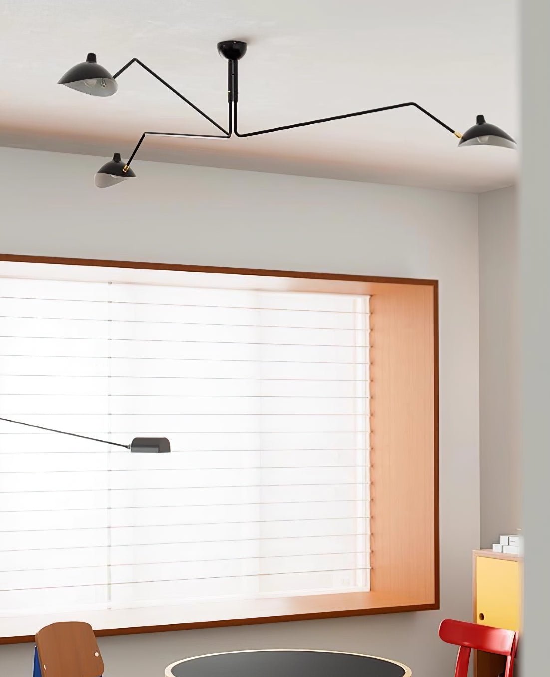 Plafondlamp Retro met Meerdere Armen en Verstelbare Spots