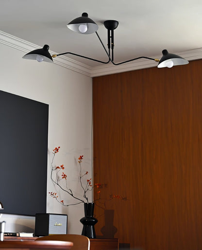 Plafondlamp Retro met Meerdere Armen en Verstelbare Spots ##POS:99##