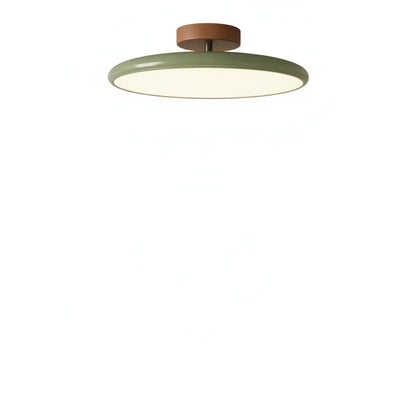 Plafondlamp Retro met Ronde Schijf en Geïntegreerde LED