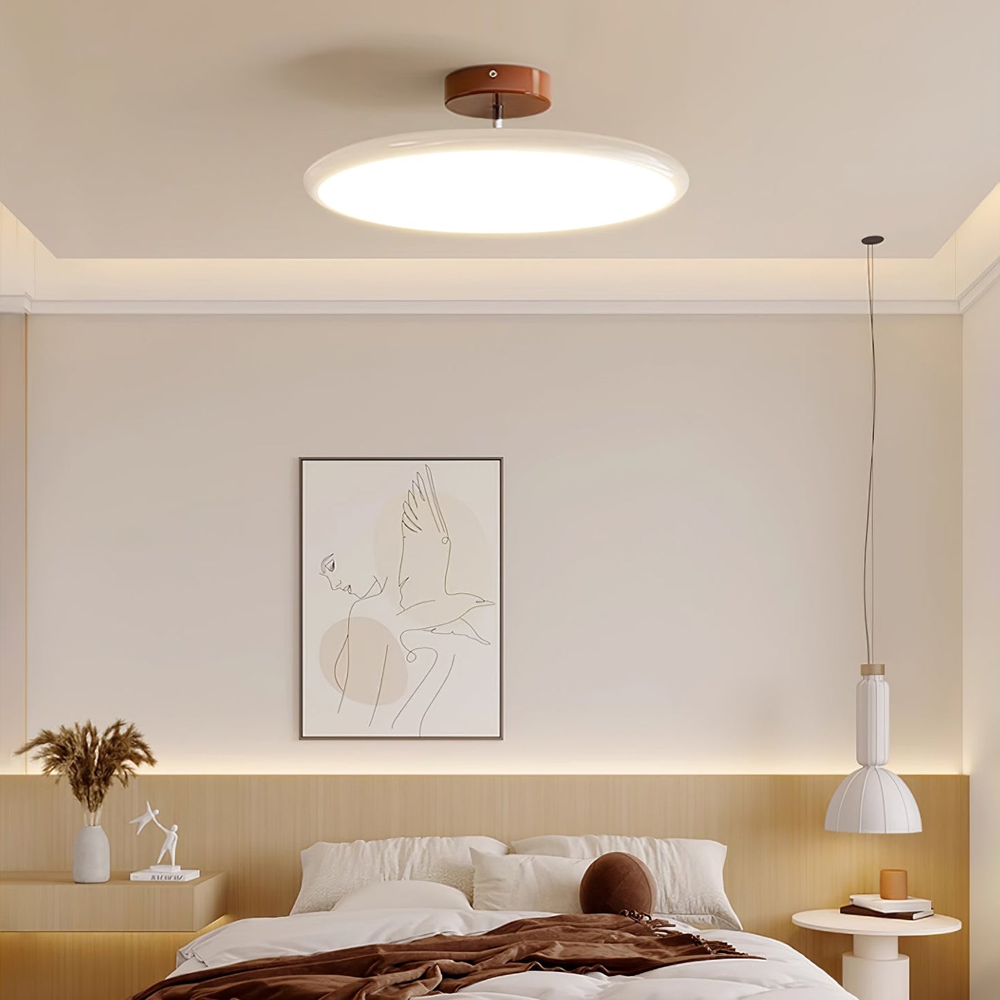 Plafondlamp Retro met Swingende Arm en Geïntegreerde LED Dimbaar