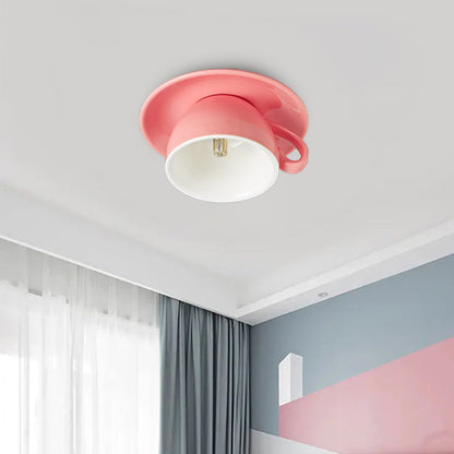 Plafondlamp Retro Theekopje Vorm met G4 Fitting