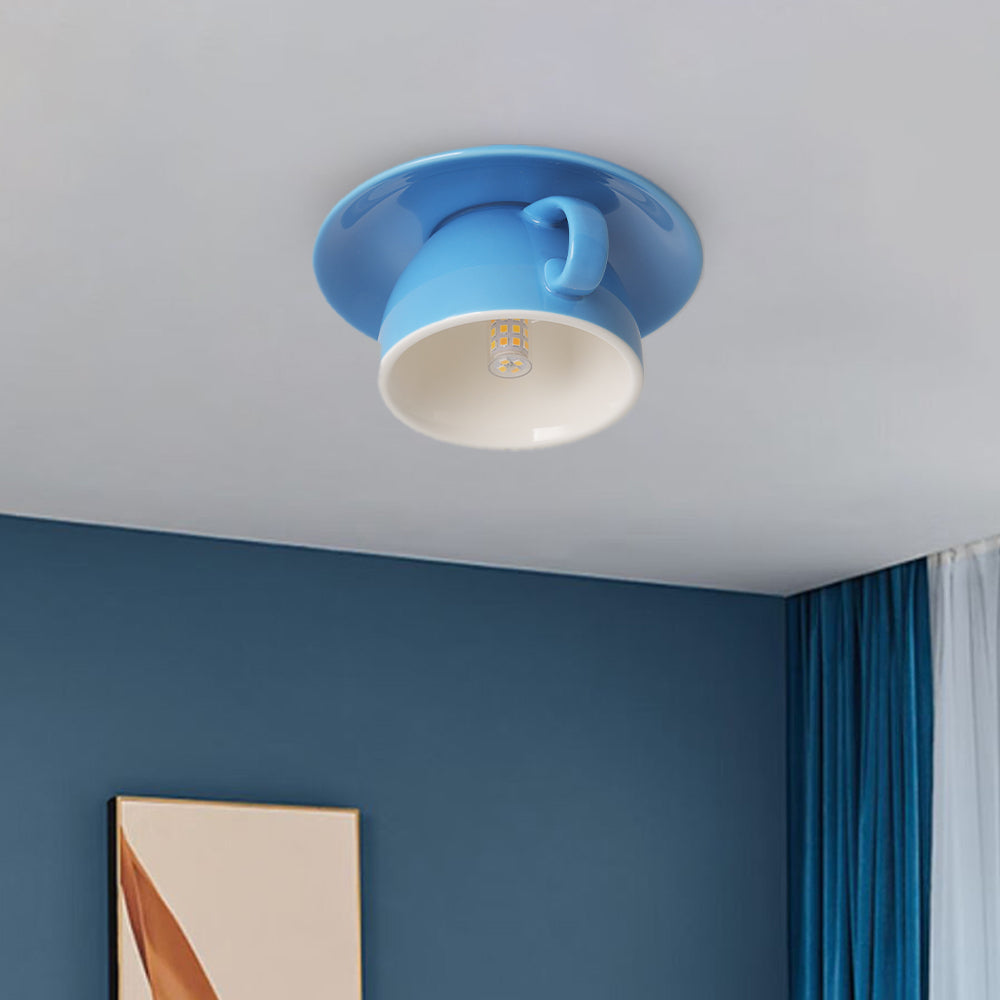 Plafondlamp Retro Theekopje Vorm met G4 Fitting