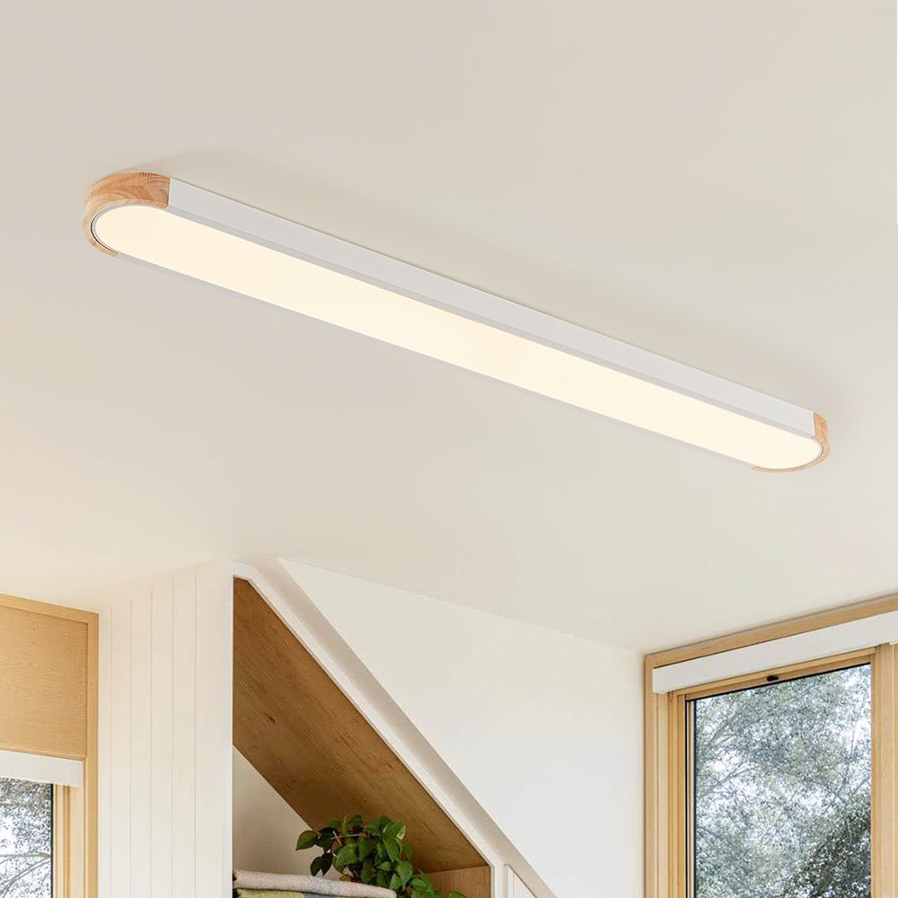 Plafondlamp Scandinavisch LED met Ovale Vorm en Driekleur Instelling