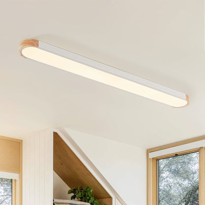 Plafondlamp Scandinavisch LED met Ovale Vorm en Driekleur Instelling