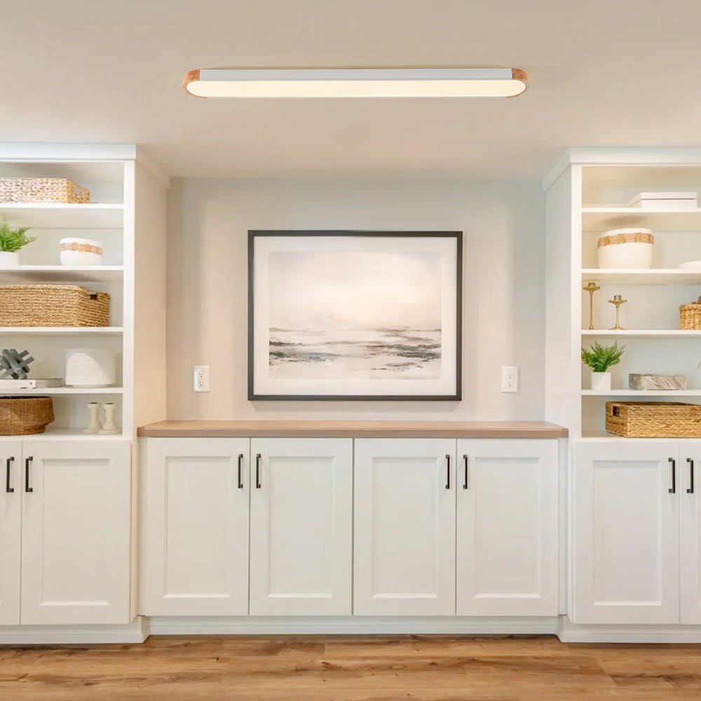 Plafondlamp Scandinavisch LED met Ovale Vorm en Driekleur Instelling