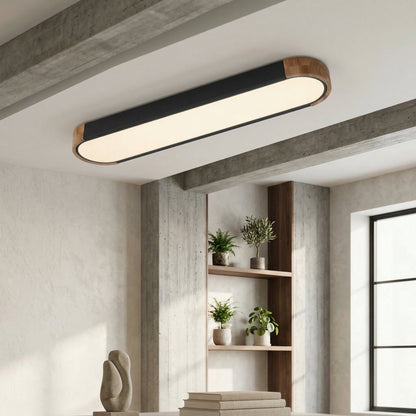 Plafondlamp Scandinavisch LED met Ovale Vorm en Driekleur Instelling