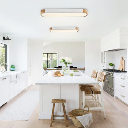 Plafondlamp Scandinavisch LED met Ovale Vorm en Driekleur Instelling