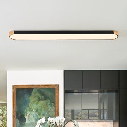Plafondlamp Scandinavisch LED met Ovale Vorm en Driekleur Instelling