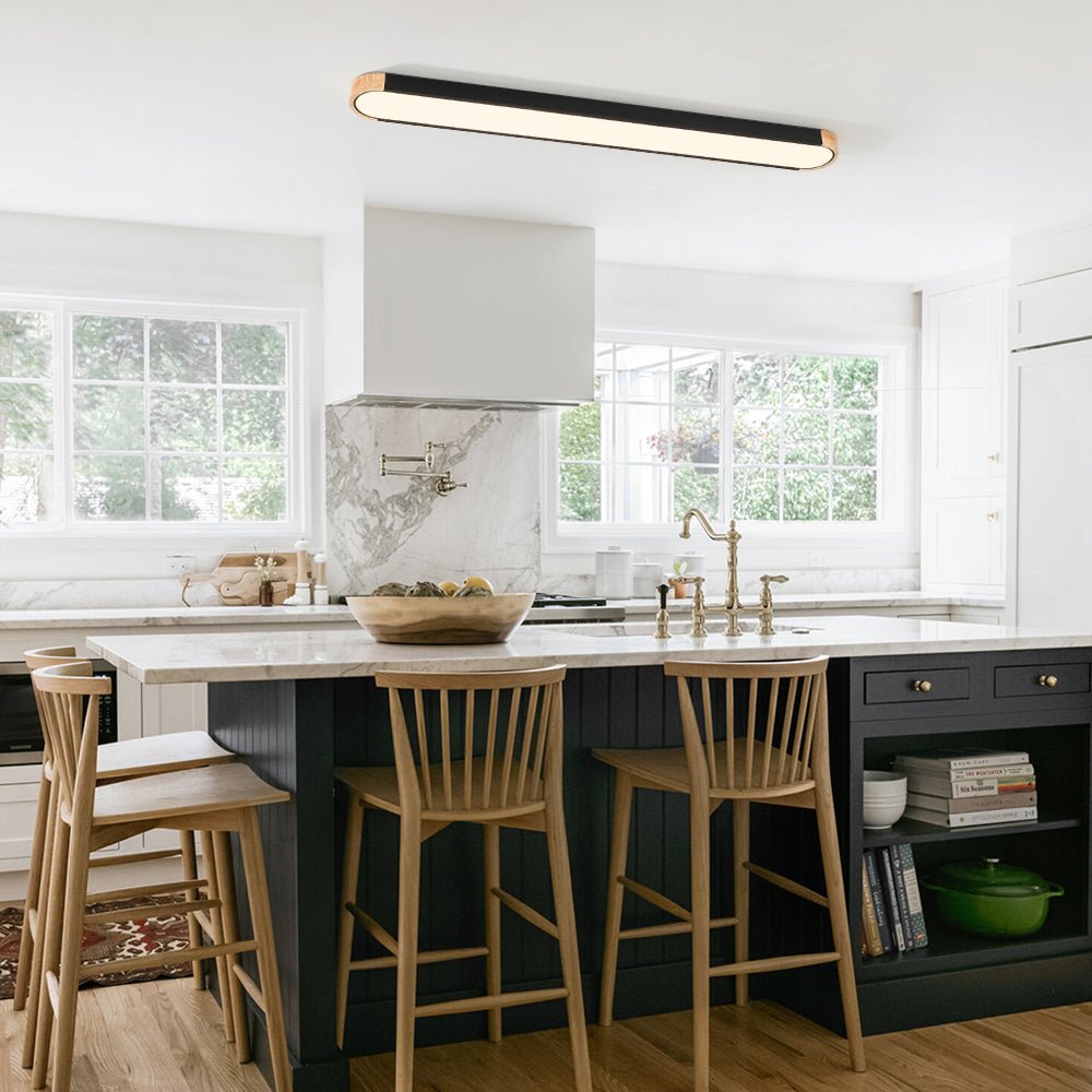 Plafondlamp Scandinavisch LED met Ovale Vorm en Driekleur Instelling