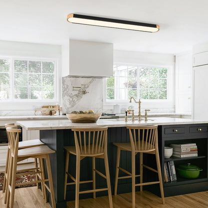 Plafondlamp Scandinavisch LED met Ovale Vorm en Driekleur Instelling