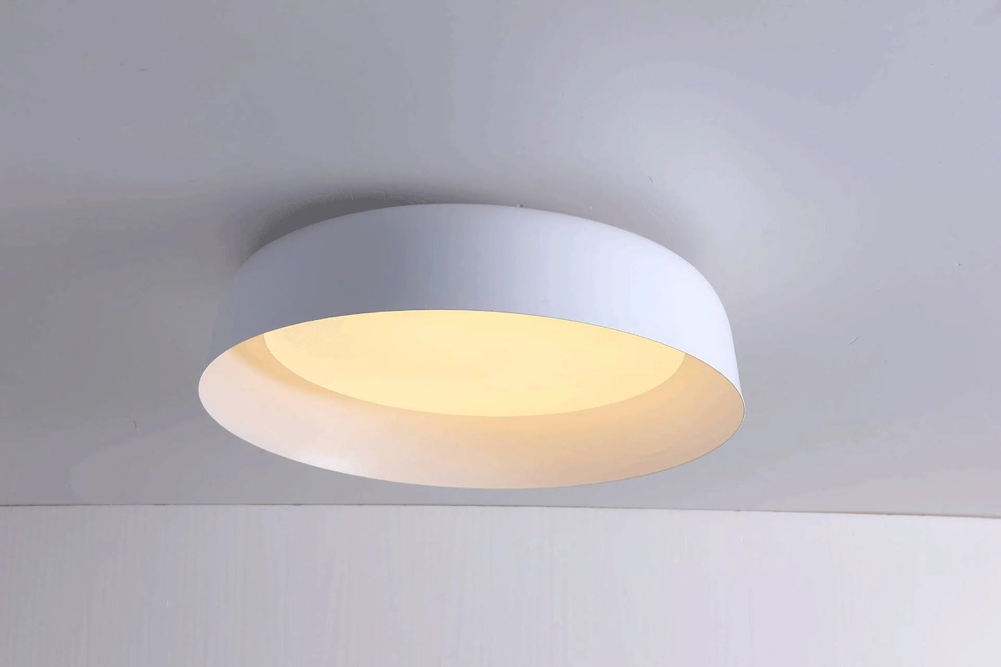 Plafondlamp Scandinavisch met Houtlook Kap en Geïntegreerde LED
