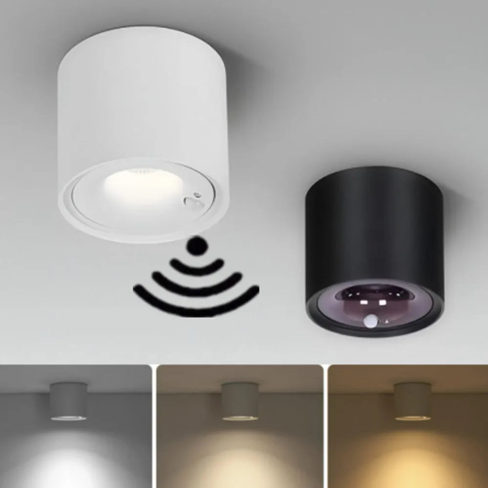 Plafondspot Minimalistisch met PIR Bewegingssensor en Instelbare Lichtkleur