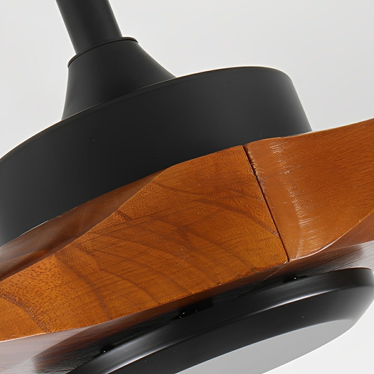 Plafondventilator Buiten Modern met Houten Bladen en Afstandsbediening
