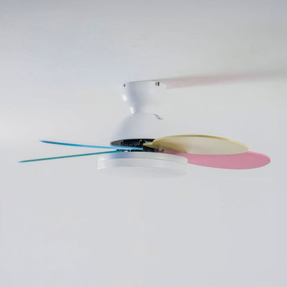 Plafondventilator met Lamp Bloembladdesign DC Motor 6 Snelheden
