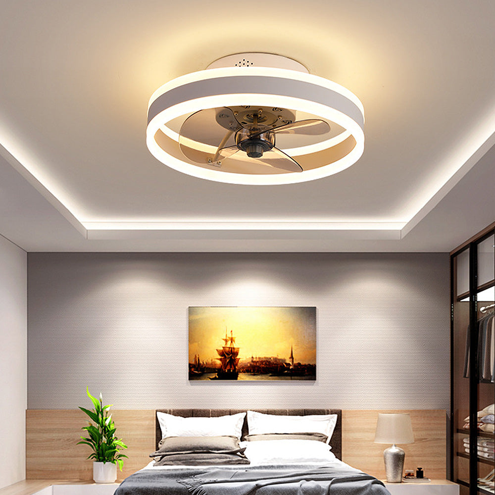 Plafondventilator Modern met LED Verlichting en Afstandsbediening