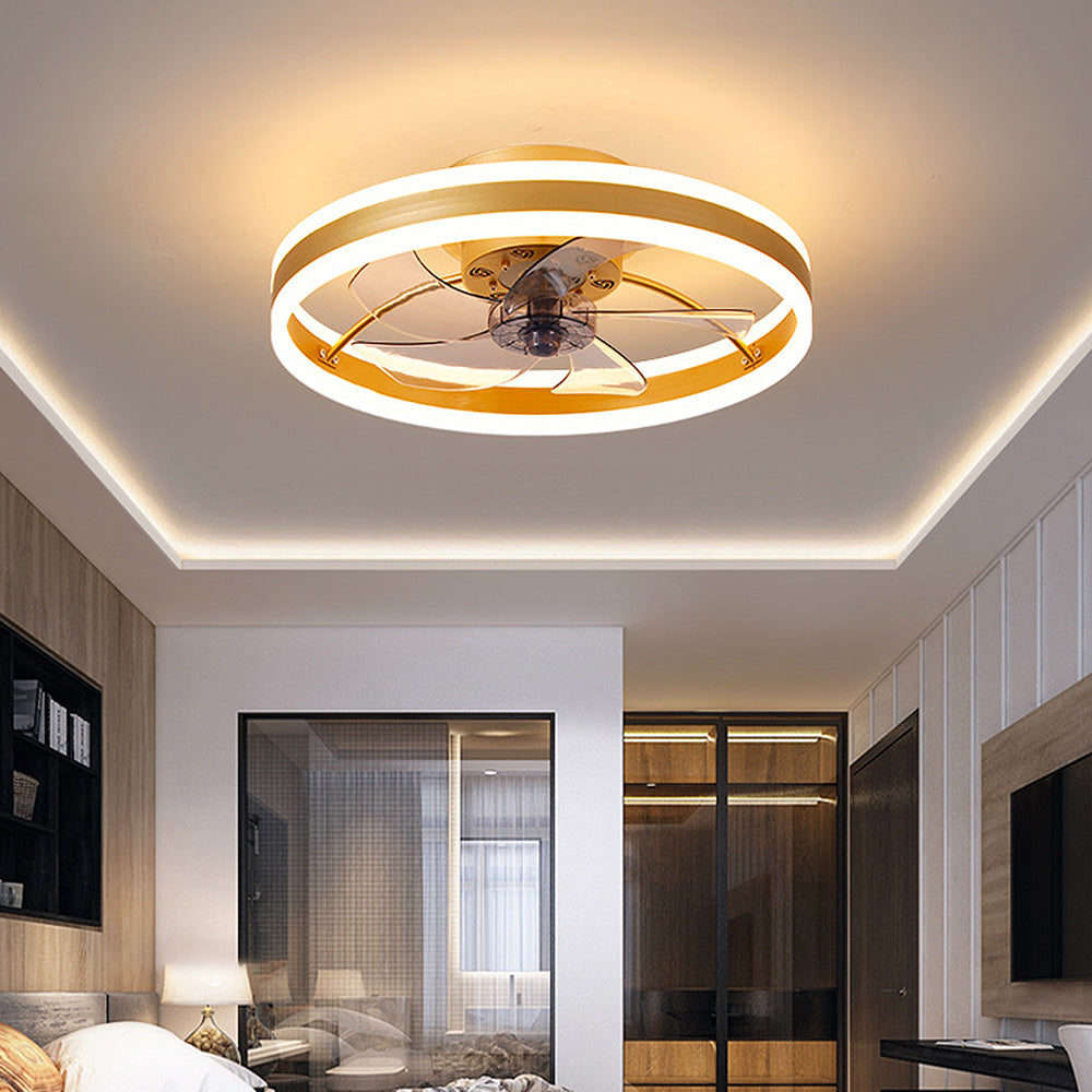 Plafondventilator Modern met LED Verlichting en Afstandsbediening