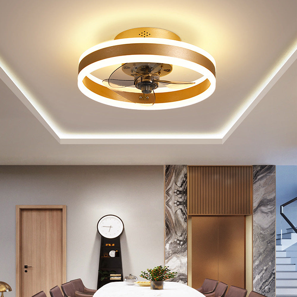 Plafondventilator Modern met LED Verlichting en Afstandsbediening
