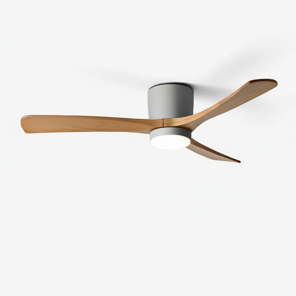 Plafondventilator Scandinavisch met LED Verlichting en Stille DC Motor