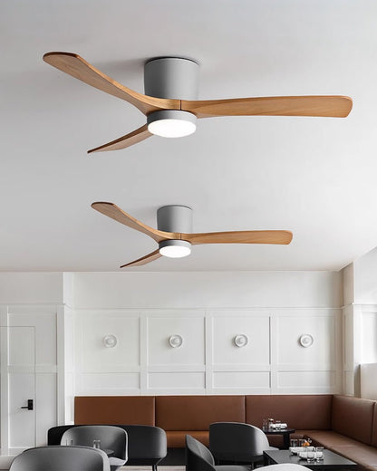Plafondventilator Scandinavisch met LED Verlichting en Stille DC Motor