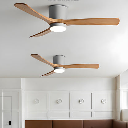Plafondventilator Scandinavisch met LED Verlichting en Stille DC Motor