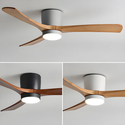 Plafondventilator Scandinavisch met LED Verlichting en Stille DC Motor