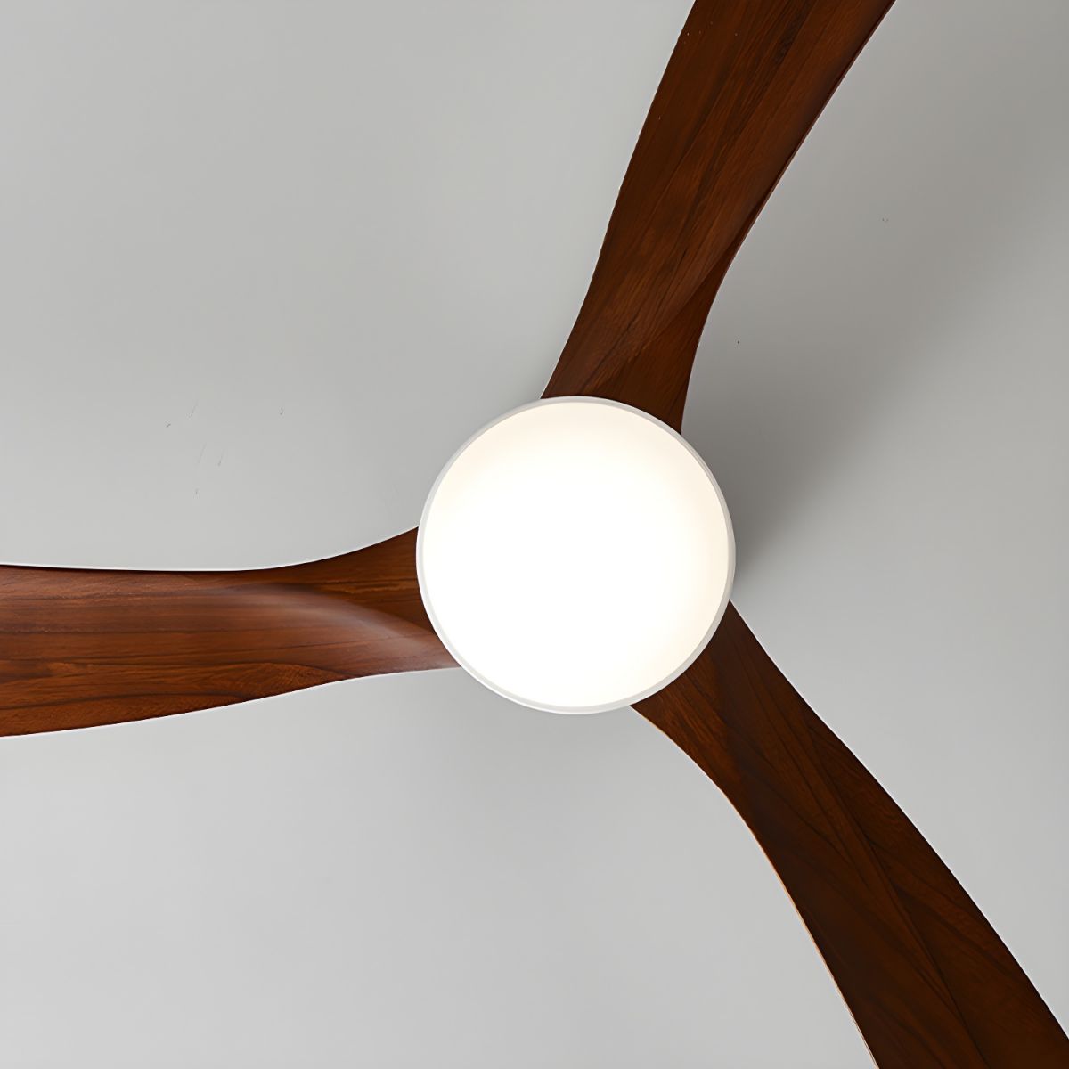 Plafondventilator Scandinavisch met LED Verlichting en Stille DC Motor