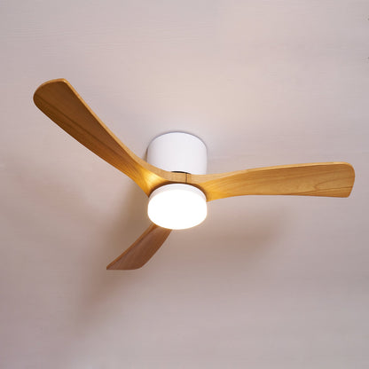 Plafondventilator Scandinavisch met LED Verlichting en Stille DC Motor
