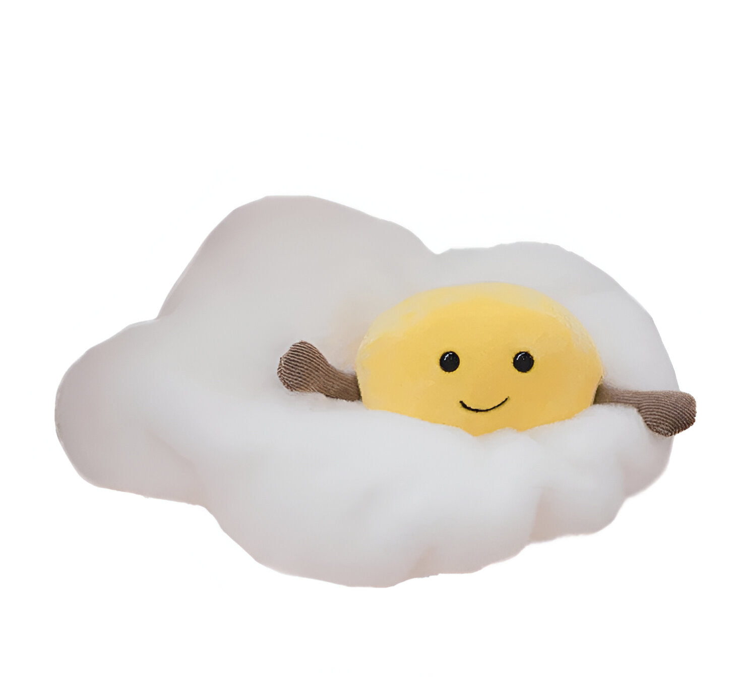 Pluche Knuffel Brood Speelgoed met Smiley Gezicht voor Kinderen en Volwassenen