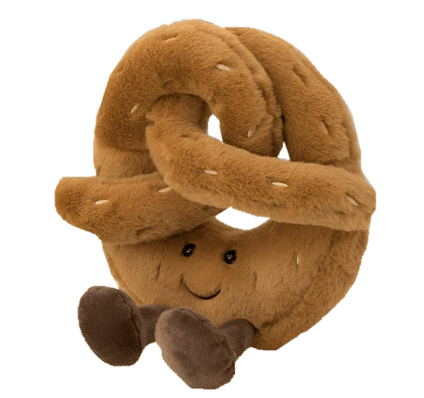 Pluche Knuffel Brood Speelgoed met Smiley Gezicht voor Kinderen en Volwassenen