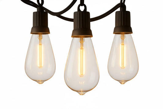 Prikkabel Buiten Vintage LED Filament Dimbaar IP65 voor Tuin en Terras