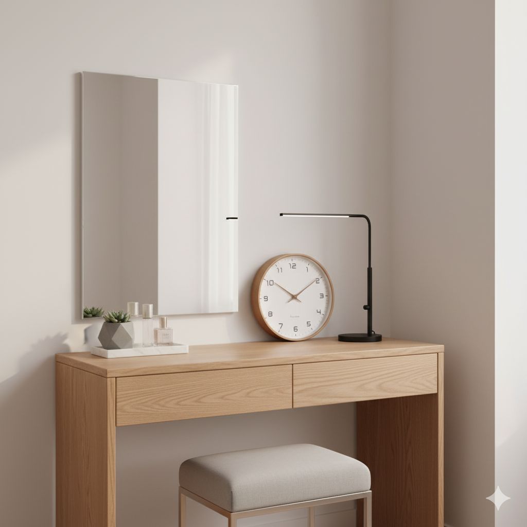 Ronde Wandklok Scandinavisch Minimalistisch met Stille Quartz Motor ##POS:9##