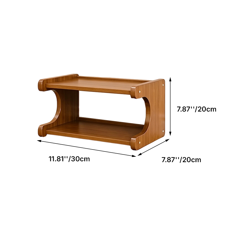 Schoenenrek Scandinavisch met Open Planken voor Hal en Woonkamer