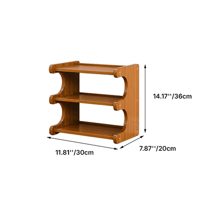 Schoenenrek Scandinavisch met Open Planken voor Hal en Woonkamer
