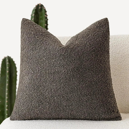 Sierkussenhoes Boucle met Gevlochten Textuur voor Bank en Fauteuil