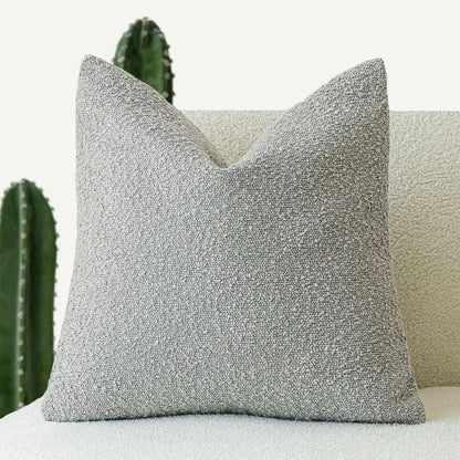 Sierkussenhoes Boucle met Gevlochten Textuur voor Bank en Fauteuil