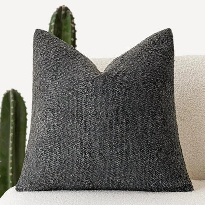 Sierkussenhoes Boucle met Gevlochten Textuur voor Bank en Fauteuil