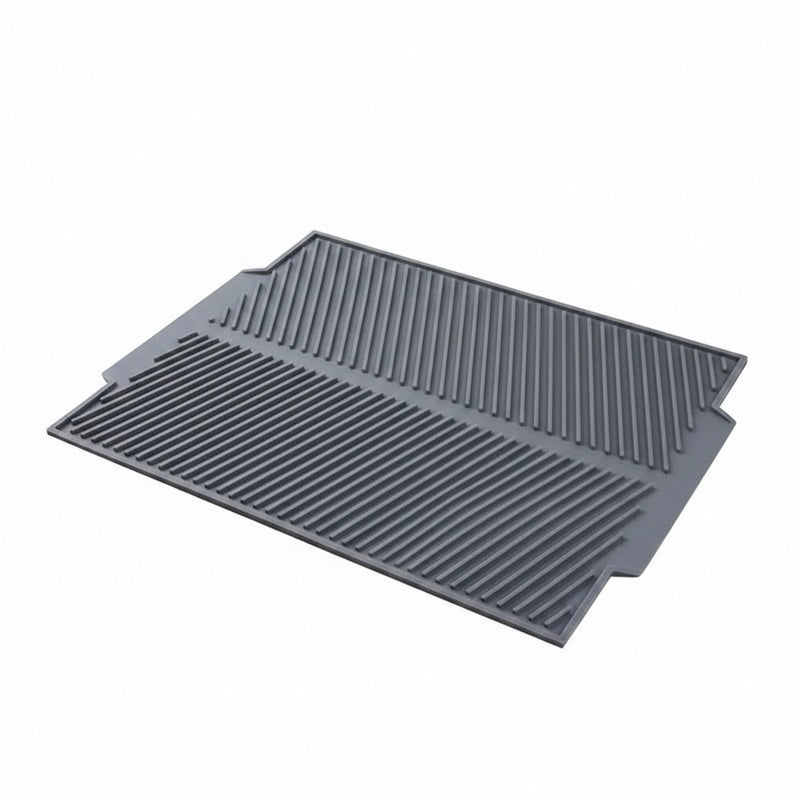 Siliconen Afdruipmat voor Afwas, Pannen en Glazen met Anti-Slip Ribbelstructuur