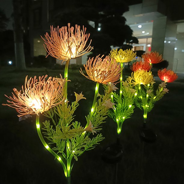 Solar Tuinlamp met Bloemendesign en Geïntegreerde LED Verlichting