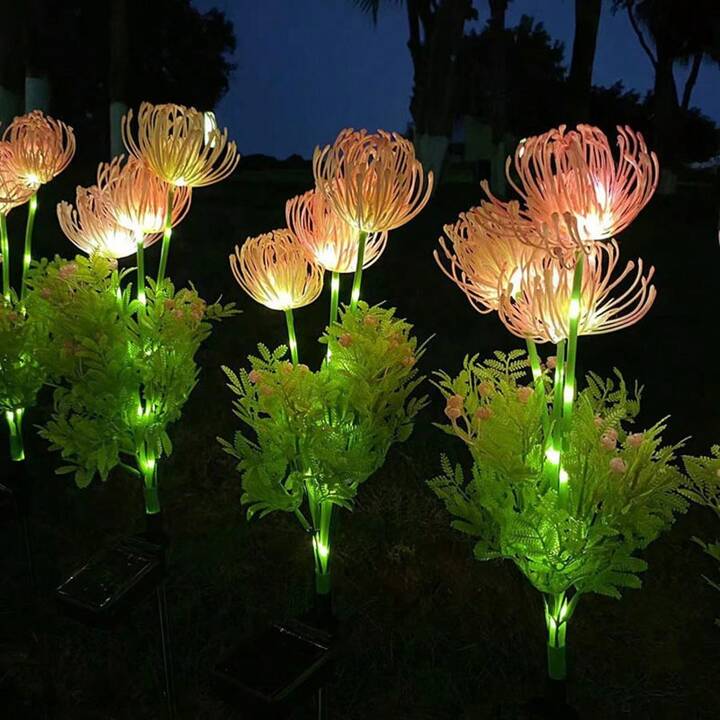Solar Tuinlamp met Bloemendesign en Geïntegreerde LED Verlichting