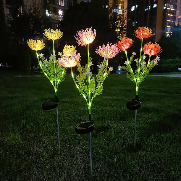 Solar Tuinlamp met Bloemendesign en Geïntegreerde LED Verlichting