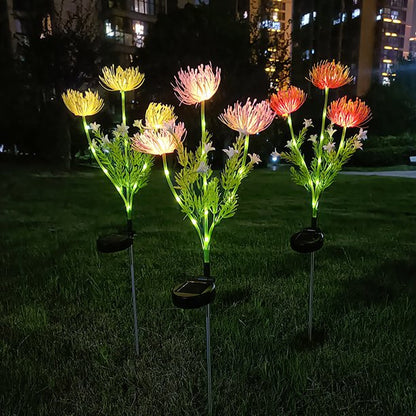 Solar Tuinlamp met Bloemendesign en Geïntegreerde LED Verlichting