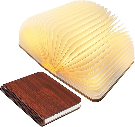 Tafellamp Boekvorm LED Dimbaar met USB Oplaadbaar en Sensorbesturing