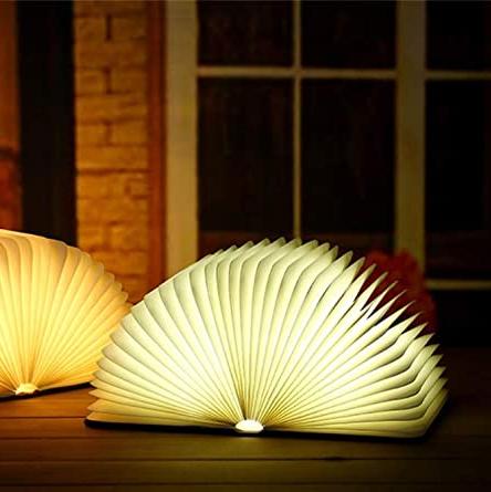 Tafellamp Boekvorm LED Dimbaar met USB Oplaadbaar en Sensorbesturing